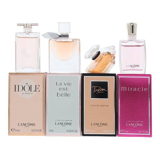 Lancôme Best of Lancôme Minuature Fragrances Gift Set 5ml EDP Idôle + 4ml EDP La Vie Est Belle + 7.5ml EDP Trésor + 5ml EDP Miracle
