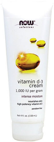 NOW Foods Vitamin D-3 Cream 118 ml