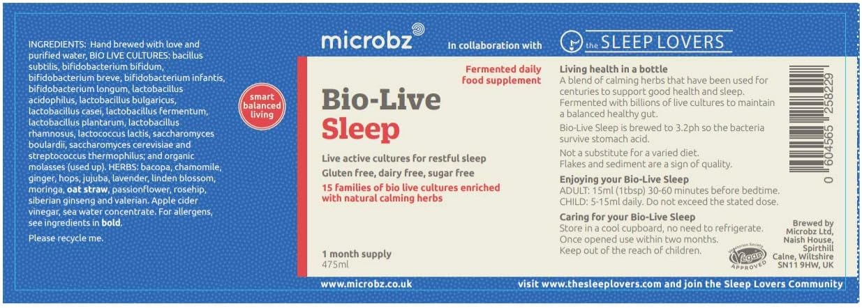 Microbz Bio-Live Sleep 475ml
