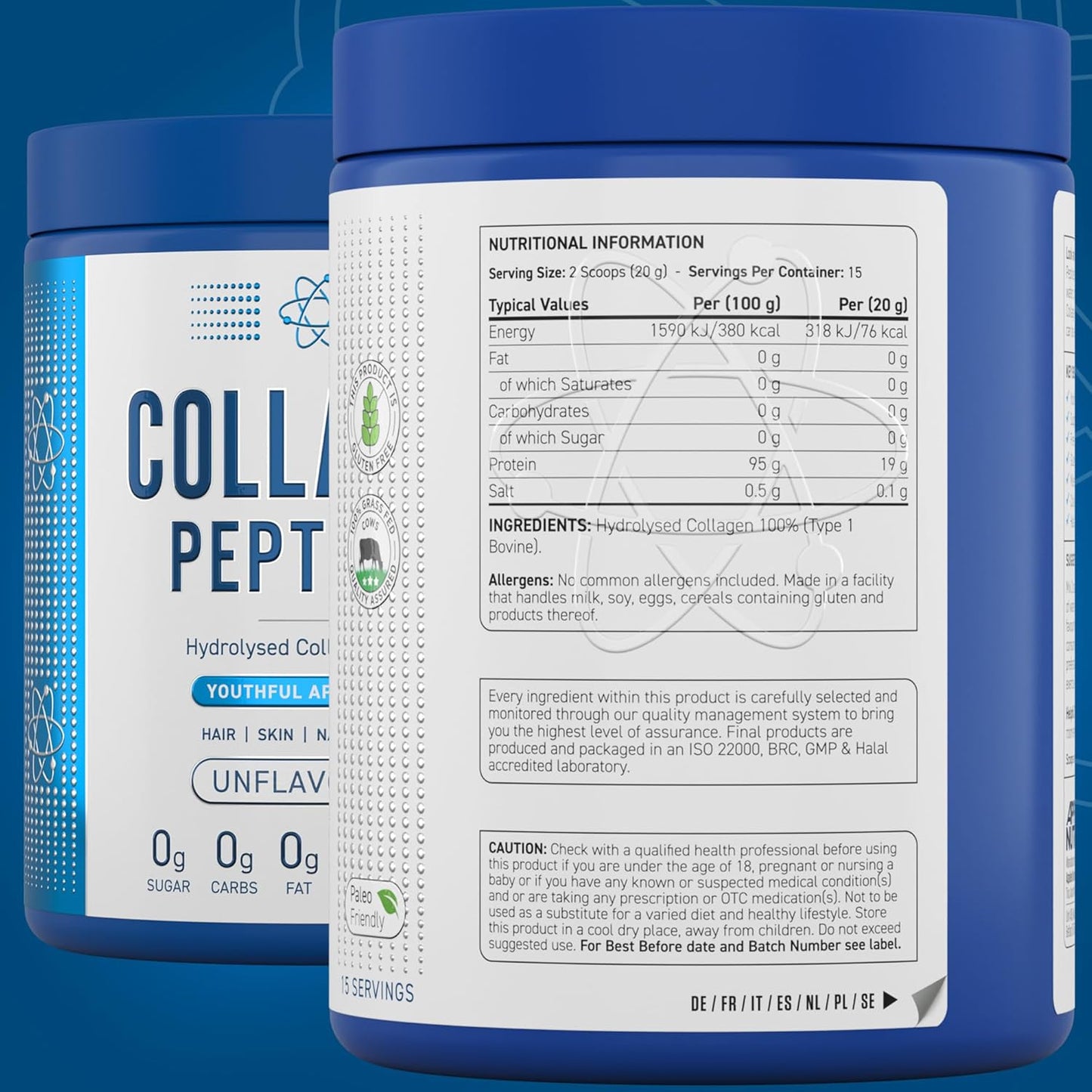 Applied Nutrition Collagen Peptides 300g Unflavoured