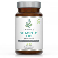 Cytoplan Vitamin D3 + K2 60's
