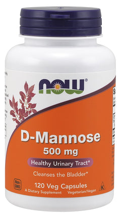 NOW Foods D-Mannose 500mg 240 vcaps
