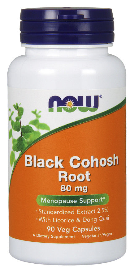 NOW Foods Black Cohosh Root 80mg 90 vcaps