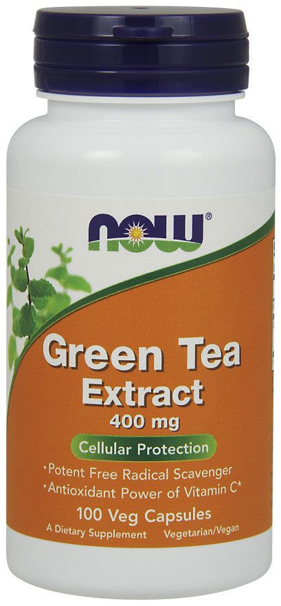 NOW Foods Green Tea Extract 400mg 100 vcaps