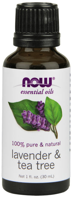 NOW Foods Essential Oil Lavender & Tea Tree Oil 30 ml