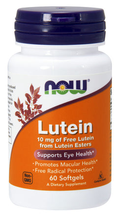 NOW Foods Lutein 10mg 60 softgels