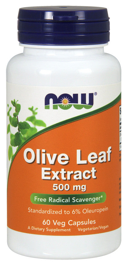 NOW Foods Olive Leaf Extract 500mg 60 vcaps