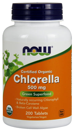 NOW Foods Chlorella 500mg 200 tabs