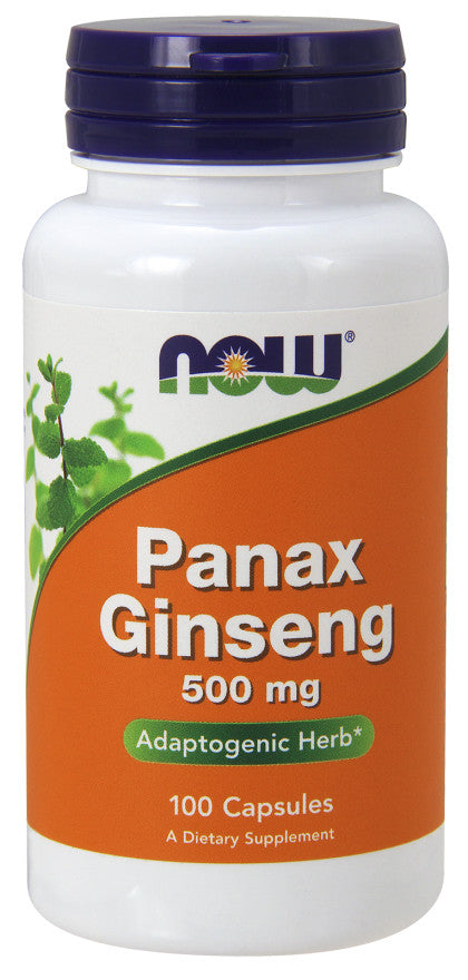 NOW Foods Panax Ginseng 500mg 100 caps