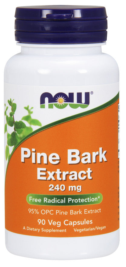 NOW Foods Pine Bark Extract 240mg 90 vcaps