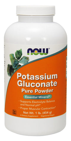 NOW Foods Potassium Gluconate Pure Powder 454g