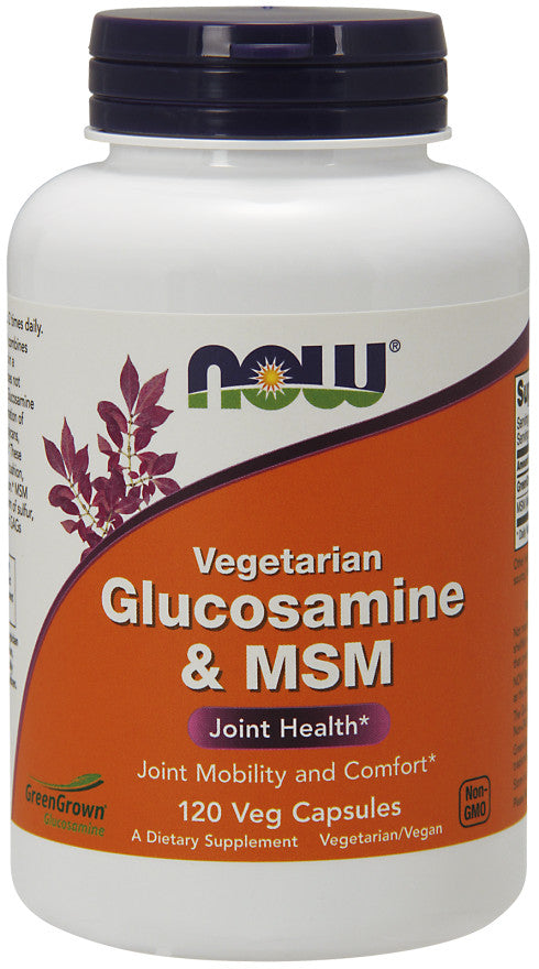 NOW Foods Glucosamine & MSM Vegetarian 120 vcaps