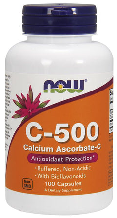 NOW Foods Vitamin C-500 Calcium Ascorbate-C 100 caps