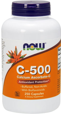 NOW Foods Vitamin C-500 Calcium Ascorbate-C 250 caps