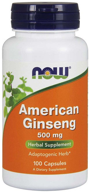 NOW Foods American Ginseng 500mg 100 vcaps
