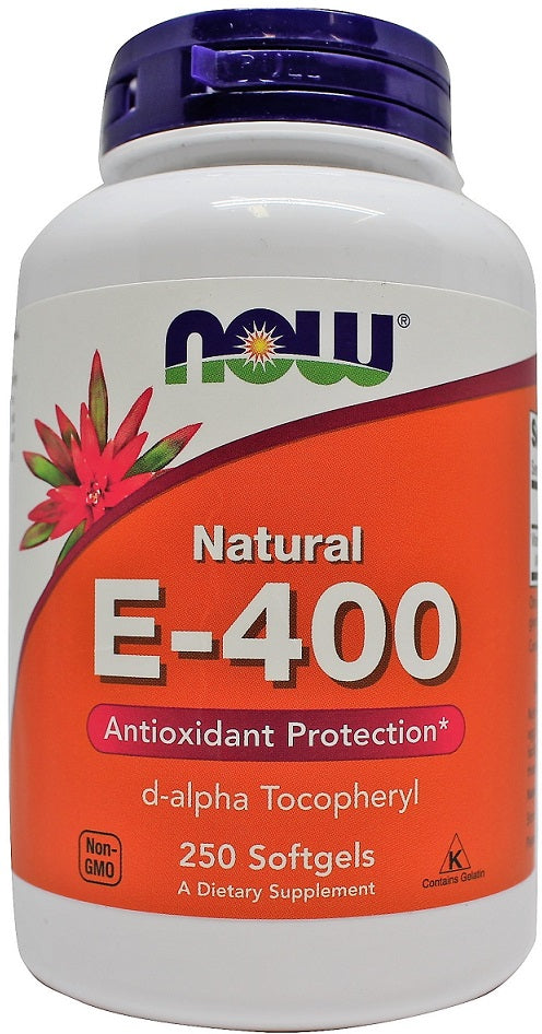 NOW Foods Vitamin E-400 Natural 250 softgels
