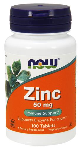 NOW Foods Zinc 50mg 100 tabs