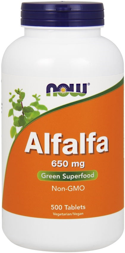 NOW Foods Alfalfa 650mg 500 tablets