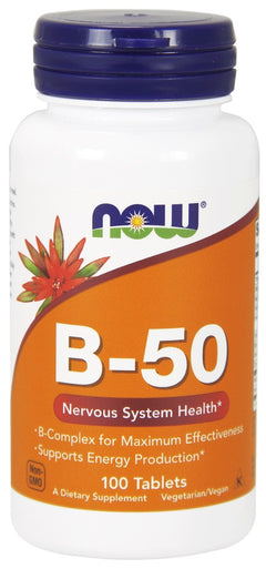 NOW Foods Vitamin B-50 100 tablets