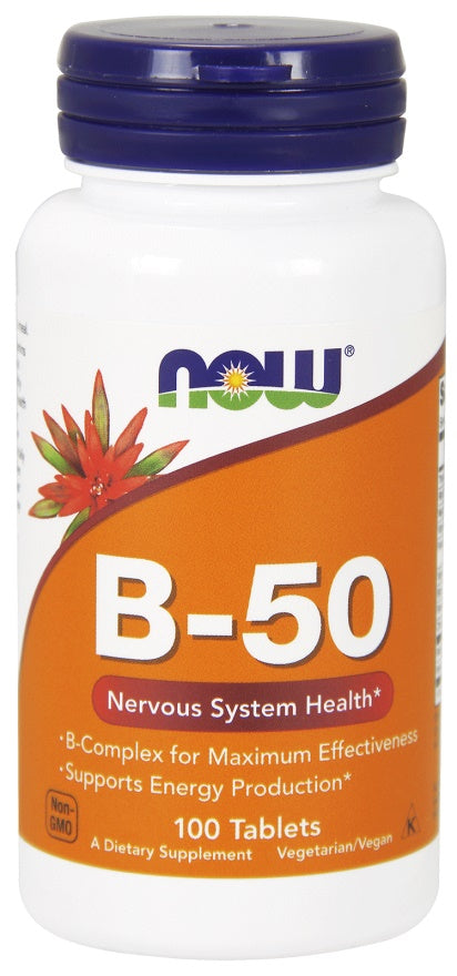 NOW Foods Vitamin B-50 100 tablets
