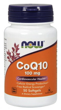 NOW Foods CoQ10 100mg 50 softgels