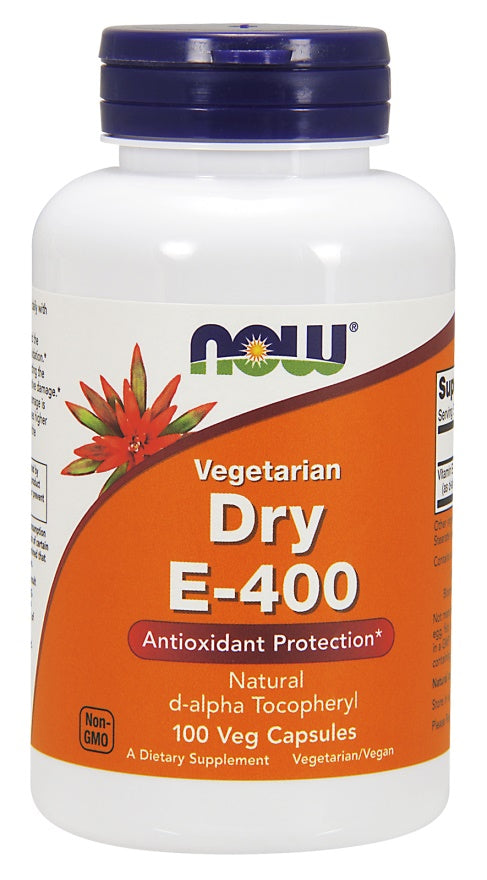 NOW Foods Vitamin E-400 Dry Vegetarian 100 vcaps