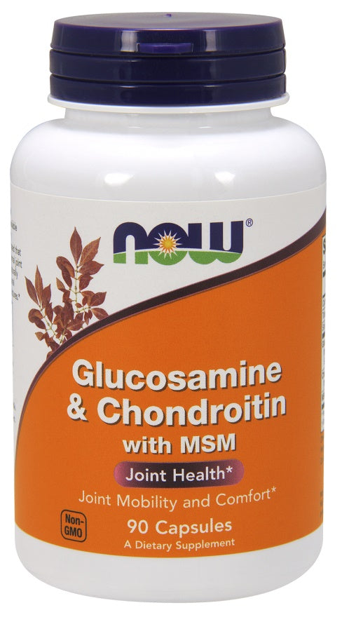 NOW Foods Glucosamine & Chondroitin with MSM 90 caps
