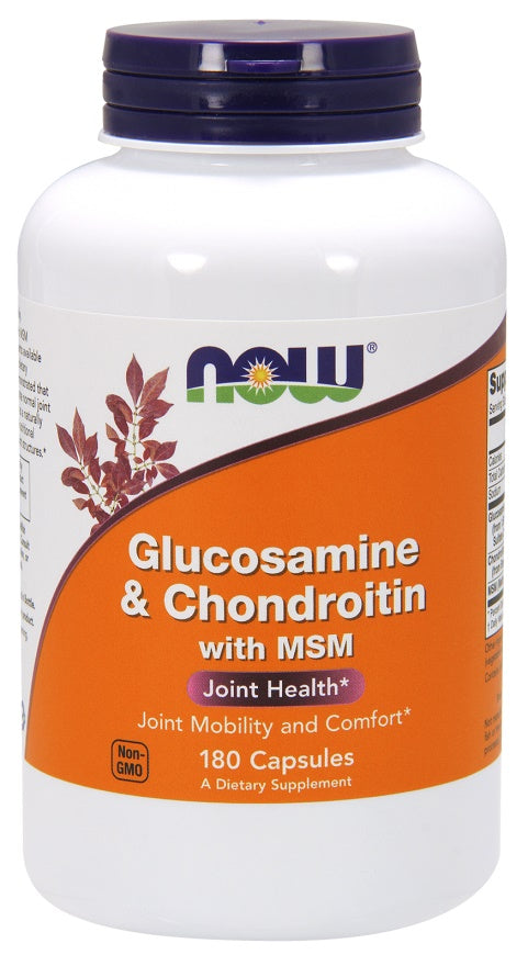 NOW Foods Glucosamine & Chondroitin with MSM 180 caps