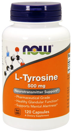 NOW Foods L-Tyrosine 500mg 120 caps