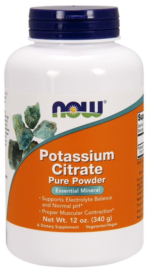 NOW Foods Potassium Citrate Pure Powder 340g