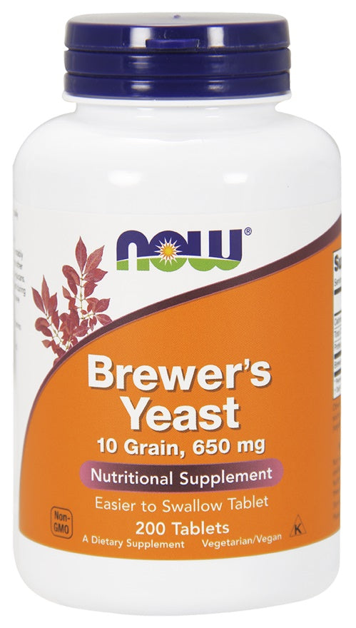 NOW Foods Brewer's Yeast Tablets 200 tablets