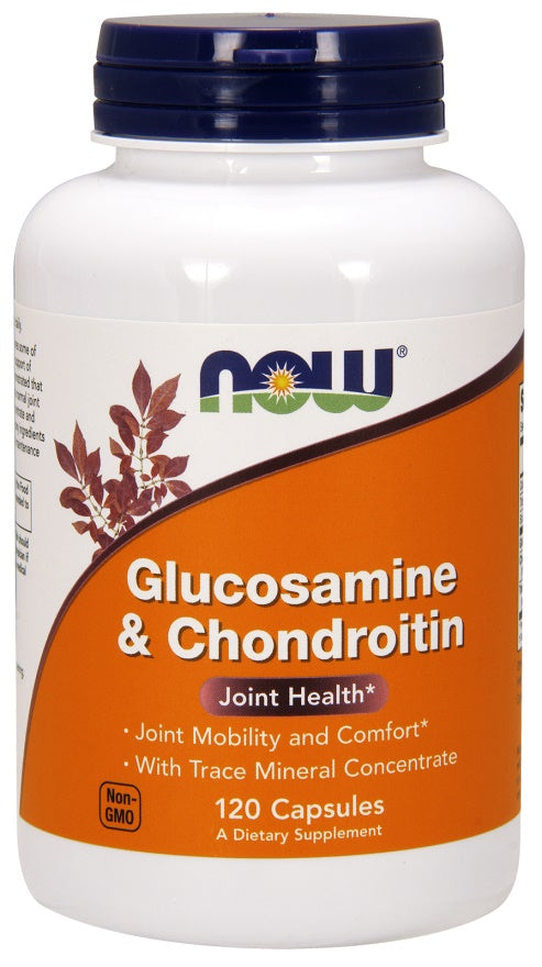 NOW Foods Glucosamine & Chondroitin with Trace Mineral Concentrate 120 caps