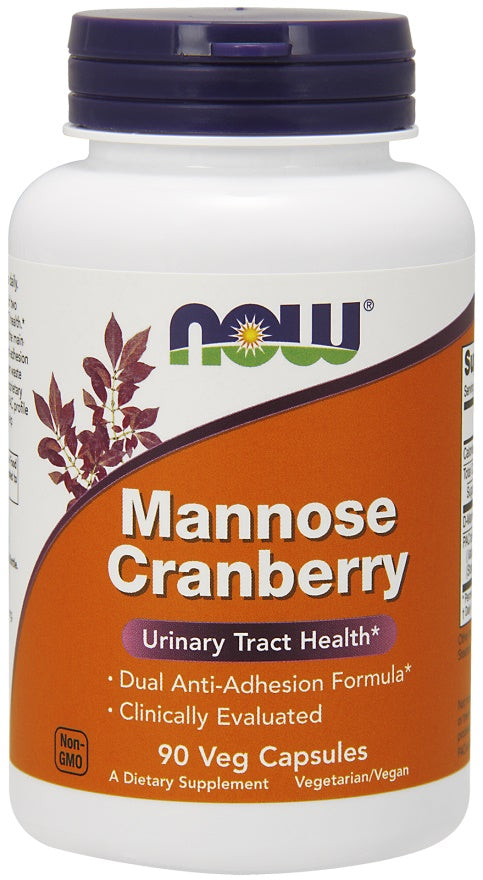 NOW Foods Mannose Cranberry 90 vcaps