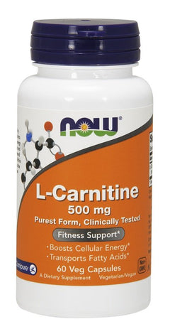 NOW Foods L-Carnitine 500mg 60 vcaps