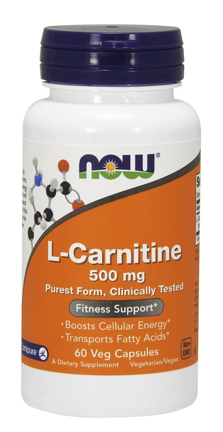 NOW Foods L-Carnitine 500mg 60 vcaps