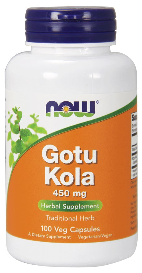 NOW Foods Gotu Kola 450mg 100 vcaps