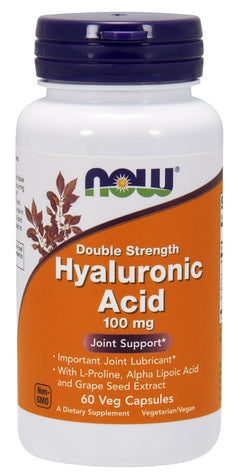 NOW Foods Hyaluronic Acid 100mg Double Strength 60 vcaps