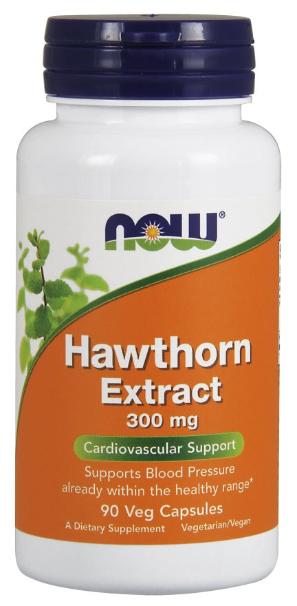 NOW Foods Hawthorn Extract 300mg 90 vcaps