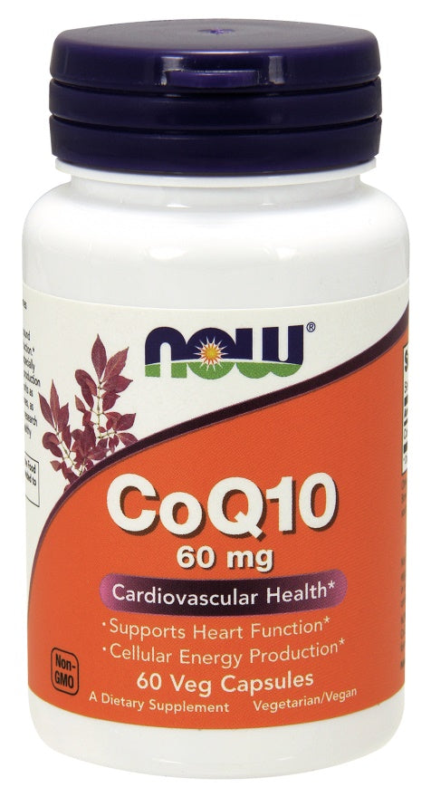 NOW Foods CoQ10 60mg 60 vcaps