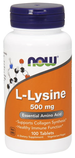 NOW Foods L-Lysine 500mg 100 tablets