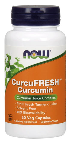 NOW Foods CurcuFRESH Curcumin Capsules 60 vcaps