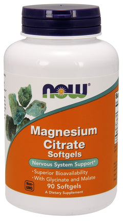 NOW Foods Magnesium Citrate Softgels 90 softgels