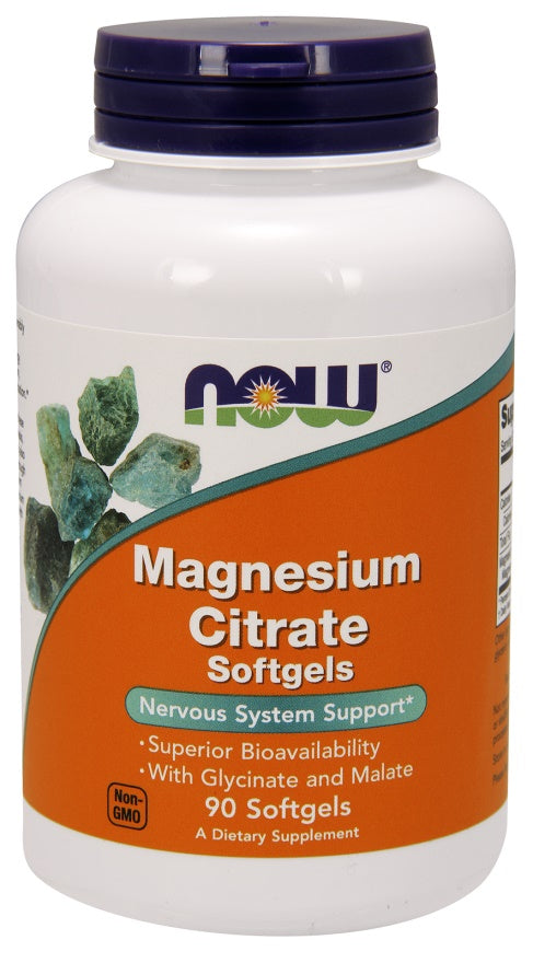 NOW Foods Magnesium Citrate Softgels 90 softgels