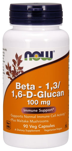 NOW Foods Beta 13/16-D-Glucan 100mg 90 vcaps