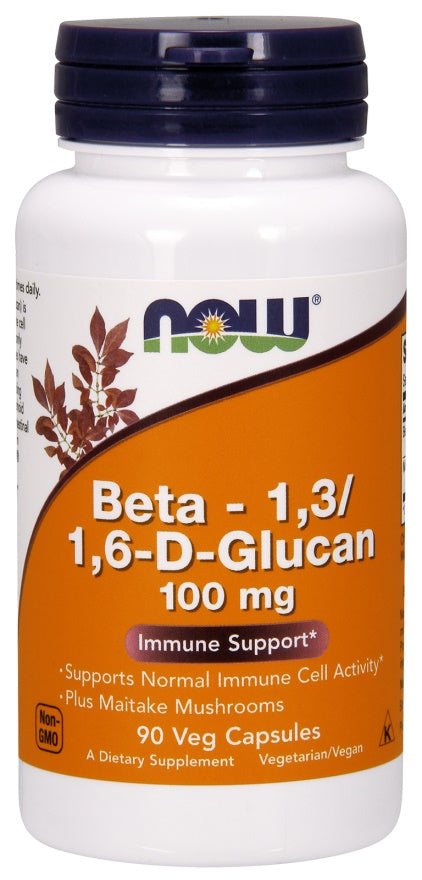 NOW Foods Beta 13/16-D-Glucan 100mg 90 vcaps