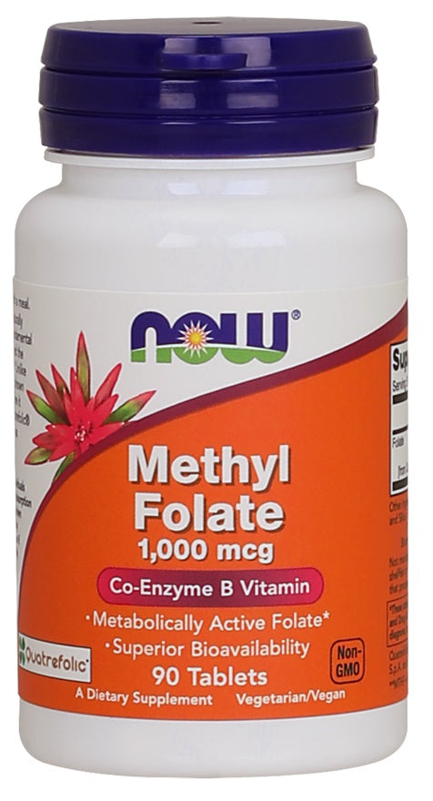 NOW Foods Methyl Folate 1000mcg 90 tabs