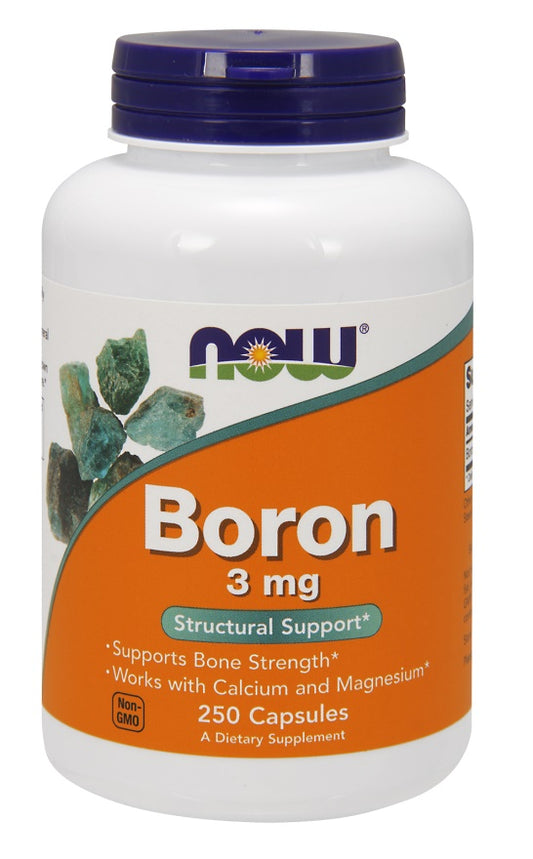 NOW Foods Boron 3mg 250 caps