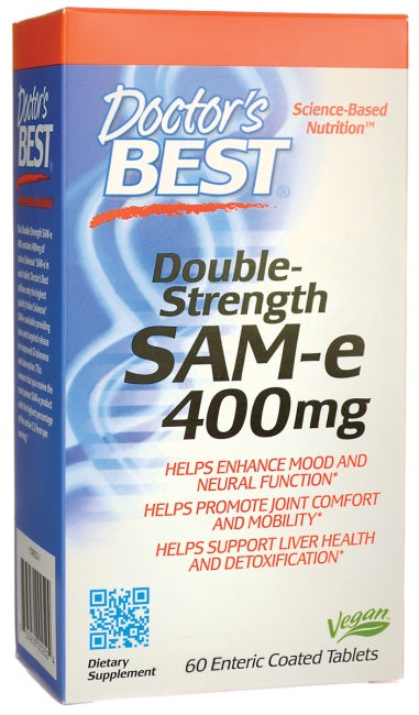 Doctor's Best SAM-e 400mg Double-Strength 60 tablets