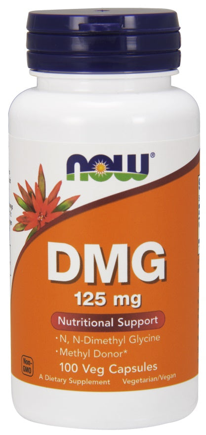 NOW Foods DMG (Dimethylglycine) 125mg 100 vcaps