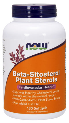 NOW Foods Beta-Sitosterol Plant Sterols 180 softgels